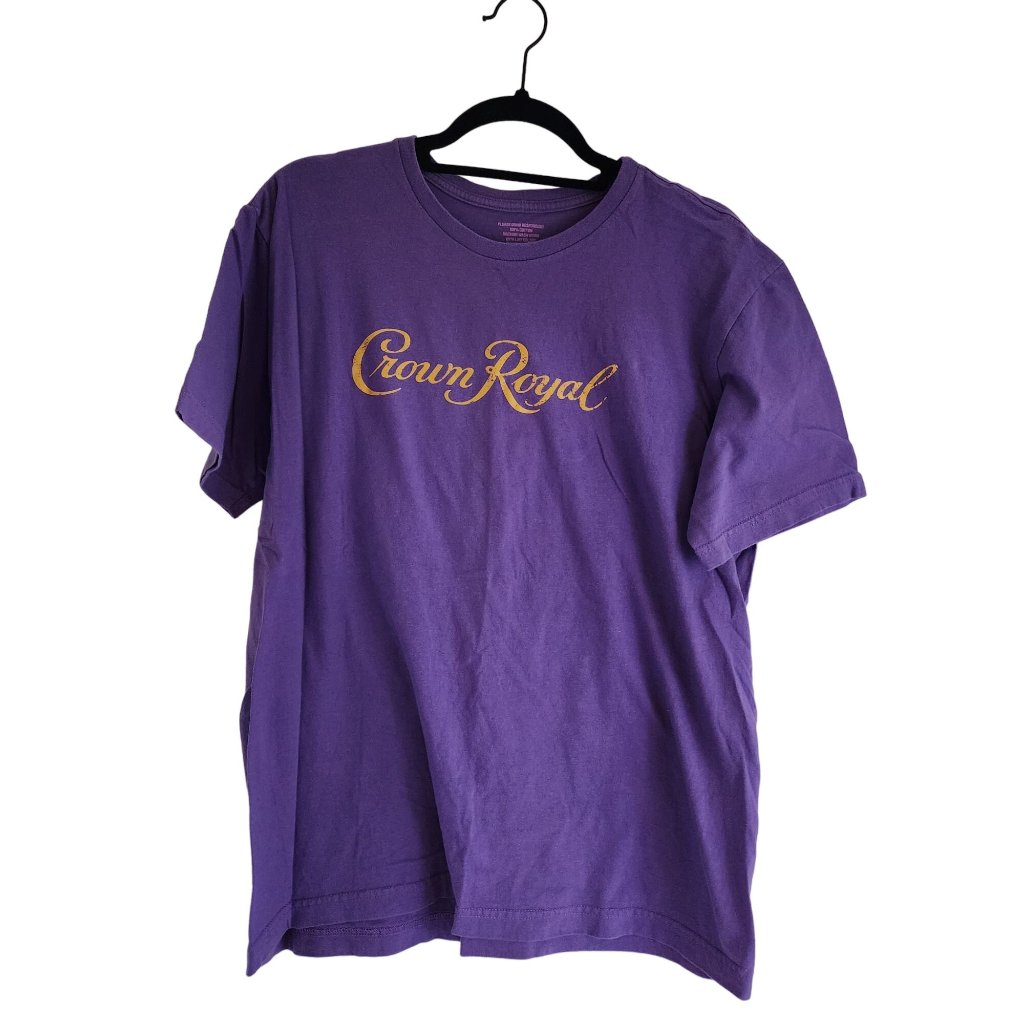 Crown Royal Purple Short Sleeved Tee Mens Size Xl